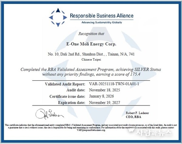 Molicel Achieves RBA Silver Status, Setting a New Benchmark for Ethical Battery Manufacturing